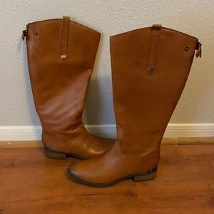 Sam Edelman Penny Whiskey Knee High Boots Size 9W